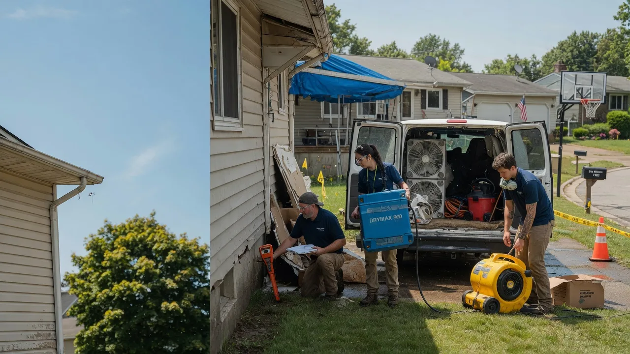 Ceiling Leak Cleanup in West Henrietta, NY near me